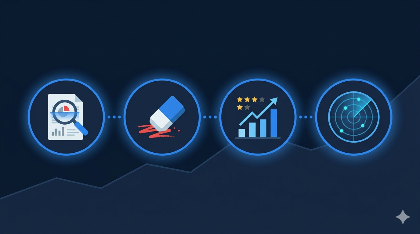 Five-stage doctor personal information removal workflow from audit to ongoing monitoring