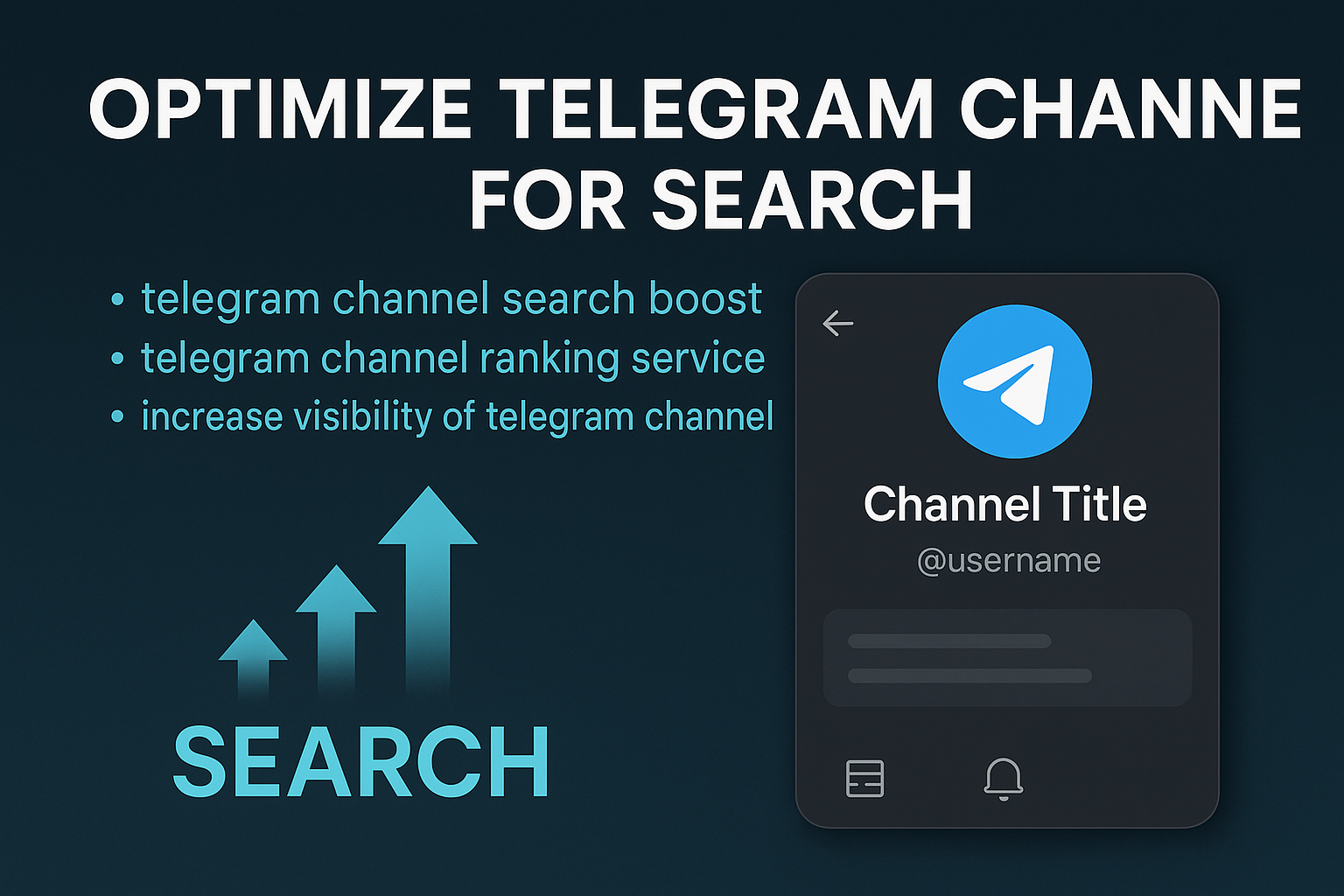 Telegram channel SEO ranking service results overview showing top positions achieved